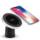 Renbon B07795K45G Magnetic Car Wireless Charger Mount Wireless Charging for iPhone X iPhone 8/Plus, Samsung Galaxy Note 8/S 7/S 6 Edge+/Note 5 and All Q I-Enabled Devices, Black