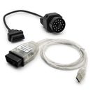 OBD Diagnose USB Interface für Ediabas INPA K+DCAN BMW OBD 2 auf OBD 1 20 Pin