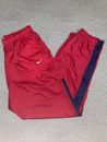 VTG Nike Athletic Wind Breaker Pants Men's Size XL RN 56323 CA 05553 Red Blue