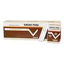 Smoke Free Herbal Cocoa Cigarettes - 10 Packs Regular - 100% Tobacco & Nicotine Free - Non Addictive - Tobacco Substitute - Premium Regular Flavor - 1 Carton (200 Sticks)
