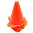 Traffic Cones 24 Pack for Training and Play 7” Cone Flexible and Soft – Great for Party Sport Outdoor and Indoor