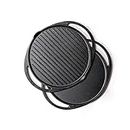 Meyer Pre-Seasoned Cast Iron 2 in 1 Grill and Griddle Pan | Cast Iron Tawa for Dosa | Iron Cookware for Kitchen | Roti Tawa Cast Iron | Cast Iron Grill Pan | Iron Tava Big Size, 30cm, Black