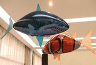 Air Swimmer Inflatable Balloon Flying Shark ClownFish Radio Blimp Remote Control