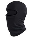 Balaclava Ski Mask Head Mask Full Face Mask Windproof Face Cover Sun UV Protection Scarf Men Women Outdoor Sport Cycling Cap (Black)