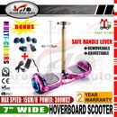 Adjustable Safe Handle Self Balancing Skateboard Hoverboard Scooter Child Adult