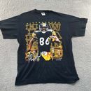 Pittsburgh Steelers Hines Ward Graphic T shirt NFL Team Apparel fan shop Size M