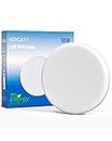 Koicaxy Plastic 18W Flush Mount Ceiling Light, 12Cm Diameter Low Profile 6500K Round Close To Ceiling Lights For Hallway/Closets