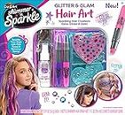 Shimmer ‘n Sparkle Glitter and Glam Metallic Hair Art Set with Hair Chalk Pens and Hair Gems by Cra-Z-Art