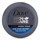Dove Men Care Ultra Care Hydra Cream Face, Hand And Body, 75 ml (Pack of 1), Various