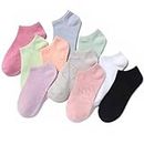 SR TRENDS™ 15 Pairs Women's Cotton Ankle Length Socks Athletic Running Walking Fitness Outdoor Sports Breathable Multi-color (Pack of 15 Pair)