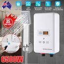 6.5KW Electric Instant Tankless Hot Water Heater System Bath Under Sink