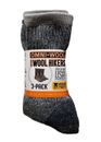 Omni Wool Merino Wool Mens Womens Hiker Crew Socks 3 Pack Medium 73713 USA
