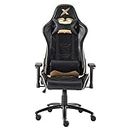 CarbonXpro Mystic Series Ergonomic Gaming Chair Racing Style Adjustable Height High Back Premium Black.