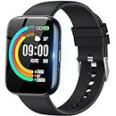 ANCwear Smart Watch per uomini e donne, 1.7 pollici Full Touch Screen Fitness Watch con frequenza cardiaca 24 ore, IP68 impermeabile Smartwatch con 24 modalità sportive, contapassi per Android iOS