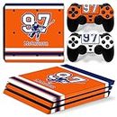 Ps4 PRO Playstation 4 Console Skin Decal Sticker Hockey Mcsaviour + 2 Controller Skins Set (PRO Only)