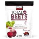 Force Factor Total Beets Soft Chews with Beetroot, Nitrates, L-Citrulline, Grapeseed Extract, and Antioxidants, Healthy Energy Supplement with Elite Ingredients, Heart Health Superfood, 60 Chews