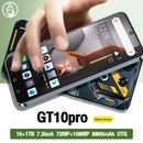 Smartphone GT10Pro 5G sbloccato 7,3" Dual SIM cellulare Android NFC OTG 16 GB + 1 TB