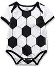 FANCYBABY Baby Toddler Referee Baseball Romper Shirt Outfit (9-12 Months, Soccer)