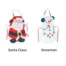 Home Kitchen Santa Claus Christmas Apron Party Supplies Gift Men Women Snowman