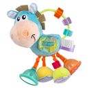 Playgro Light Blue Horse Soft Baby Toys 3-6-12 Months Developmental, 3+ Months R