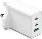 65W USB C Charger Plug 3 Port Type C Fast Wall charger For iPhone Apple MAcBook