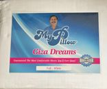 NEW MY PILLOW Giza Dreams 100% Giza Egyptian Cotton Sheet Set FULL Size - WHITE