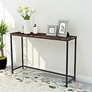 Console Sofa Tables End Table Computer Desk Coffee Snack Console Tables for Living Room Or Corridor Hallway Rustic Brown Color Wood
