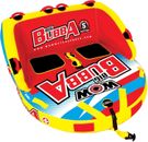 Wow Sports Big Bubba 1 or 2 Persons Inflatable Towable Tube Large, Multicolor
