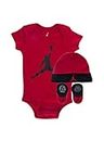 Nike Jordan Infant Jumpman 3 Piece Set (Gym Red(LJ0041-RK2)/Black, 6-12 Months), Red/Black