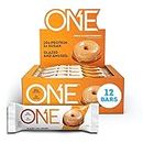 ONE Protein Bars, Maple Glazed Doughnut, Gluten Free Protein Bars with 20g Protein and only 1g Sugar, Snacking for High Protein Diets, 60g (12 Pack) [Packaging May Vary]
