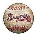 Fan Creations MLB Atlanta Braves 12" Baseball Shaped Sign