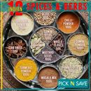 12 Indian Spices Herbs Seasonings Masalas Ground & Whole - Masala Box REFILL 