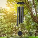 Haute qualité Maison Jardin 5 tubes Tone profond Carillons éoliens Grand Métal