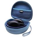 Headphone Case Compatible with Beats Studio Pro/Beats Solo 4 / Beats Studio 3 / Beats Solo 3 / Beats Solo 2 and for TOZO HT2 On-Ear Bluetooth Headphones - Blue+Blue