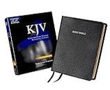 KJV Concord Wide Margin Reference Bible, Black Calf Split Leather, KJ764:XM: King James Version, Concord Wide Margin Reference Edition, Black Calf Split Leather