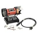 Krost Neiko 10207A 3-Inch Mini Bench Grinder and Polisher with Flexible Shaft and Accessories | 120W