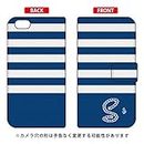 Coverfull Notebook Type Smartphone Case, Marine Border Navy x White, Initial S Design by ARTWORK/for iPhone 6 / Apple 3APIP6-IJTC-401-MCR5