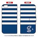 Coverfull Notebook Type Smartphone Case, Marine Border Navy x White, Initial S Design by ARTWORK/for iPhone 6 / Apple 3APIP6-IJTC-401-MCR5