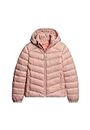 Superdry Hooded Fuji Padded Jacket A4, Vintage Blush Pink, 55 para Mujer
