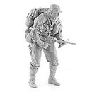 Risjc 1/16 American Infantry Resin Soldier Model Kit Miniature Die-Casting Figure Assembly Model in 1970 Vietnam War //N9285 (Unassembled and Unpainted)