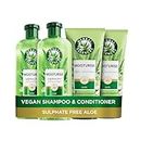 Herbal Essences Sulphate Free Shampoo and Conditioner Set, Hair Care for Dry Hair Including Curly and Wavy Hair, Hydrate, Cleanse, Sulfate Free, Vegan, Value Pack, 2x350ml Shampoo, 2x250ml Conditioner