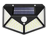 Vont LED Bright Outdoor Solar Lights with Motion Sensor Solar Powered Wireless Waterproof Night Spotlight for Outdoor/Garden Wall, Solar Lights for Home (led 100)