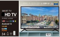 iDOME 32" LED SMART TV HD Ready 3xHDMI 2xUSB WIFI FREEVIEW T2 ANDROID 13 220v Reino Unido