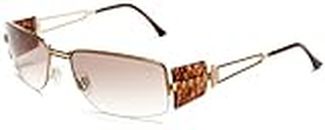 Cazal Unisex 9009 Classic Fashion Sunglasses, Brown Frame/Grey Gradient Lens, One Size