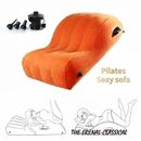 Sofá inflable flocante silla almohada muebles para parejas adultos juegos cojín