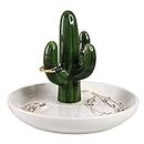 AUTOARK Cactus Ring Holder Jewelry Tray,Desktop Jewelry Display Organizer,Office & Home Decor,Wedding Birthday,AJ-205