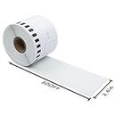 DK 2205 Compatible Label Roll for Brother DK-22205 White Continuous 2.4in x 100ft (62mm x 30.4m) Paper for QL 500 700 800 810W 820NWB 1060N Printer