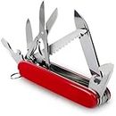 Hawkdeals Swiss Army Knife - Rally - 9 Functions, Multi-utility Tool - Red, 58 mm