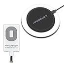 ANGELIOX Wireless Charger Charging Pad Charging Receiver Compatible with iPhone 7 Plus/7/6 Plus/6S Plus/6S/6/5S/5/SE/5C(Charging Receiver is Included)
