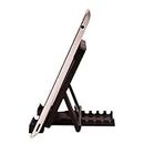 Ape Case (ACS711T) Foldable Desktop Tablet Holder Stand, Non-Slip Feet, 5 Angle View, for 7-11” iPads, Tablets and e-Readers, Black